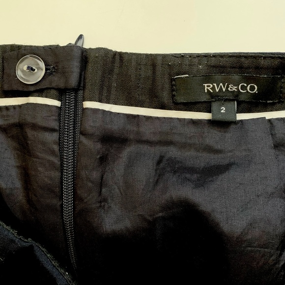 RW & Co. Navy Pencil Skirt - Picture 4 of 4